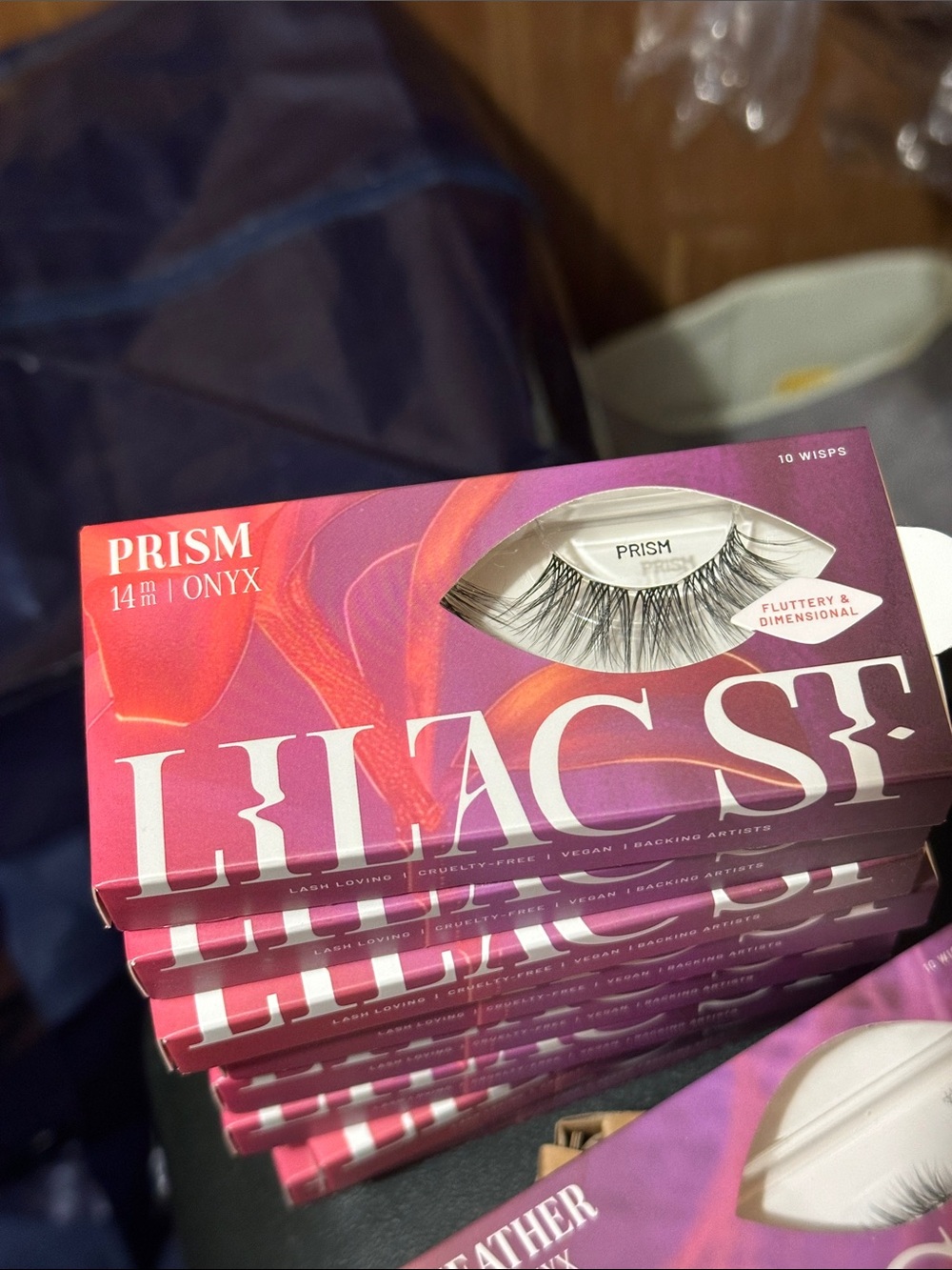 Prism Lilacs Onyx False Lashes - Black